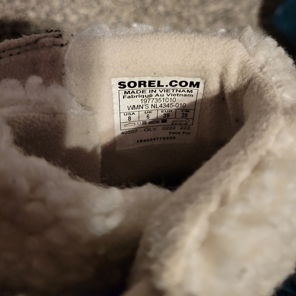 Sorel Harlow Lace Cozy Ankle Boots Size 8 - Picture 3 of 6